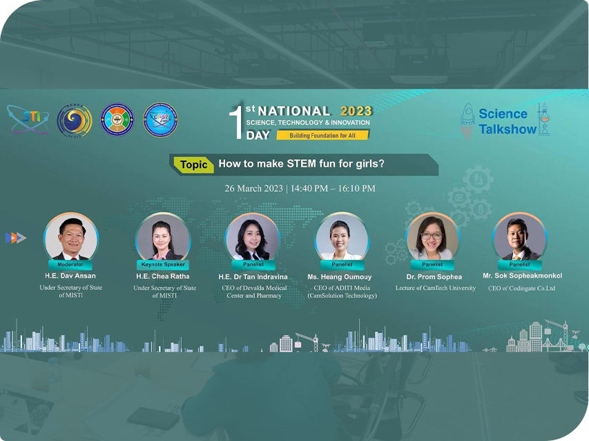 A Panelist To Discuss on ‘How To Make Stem Fun For Girls?’ At The National Science Technology And Innovation Day.
