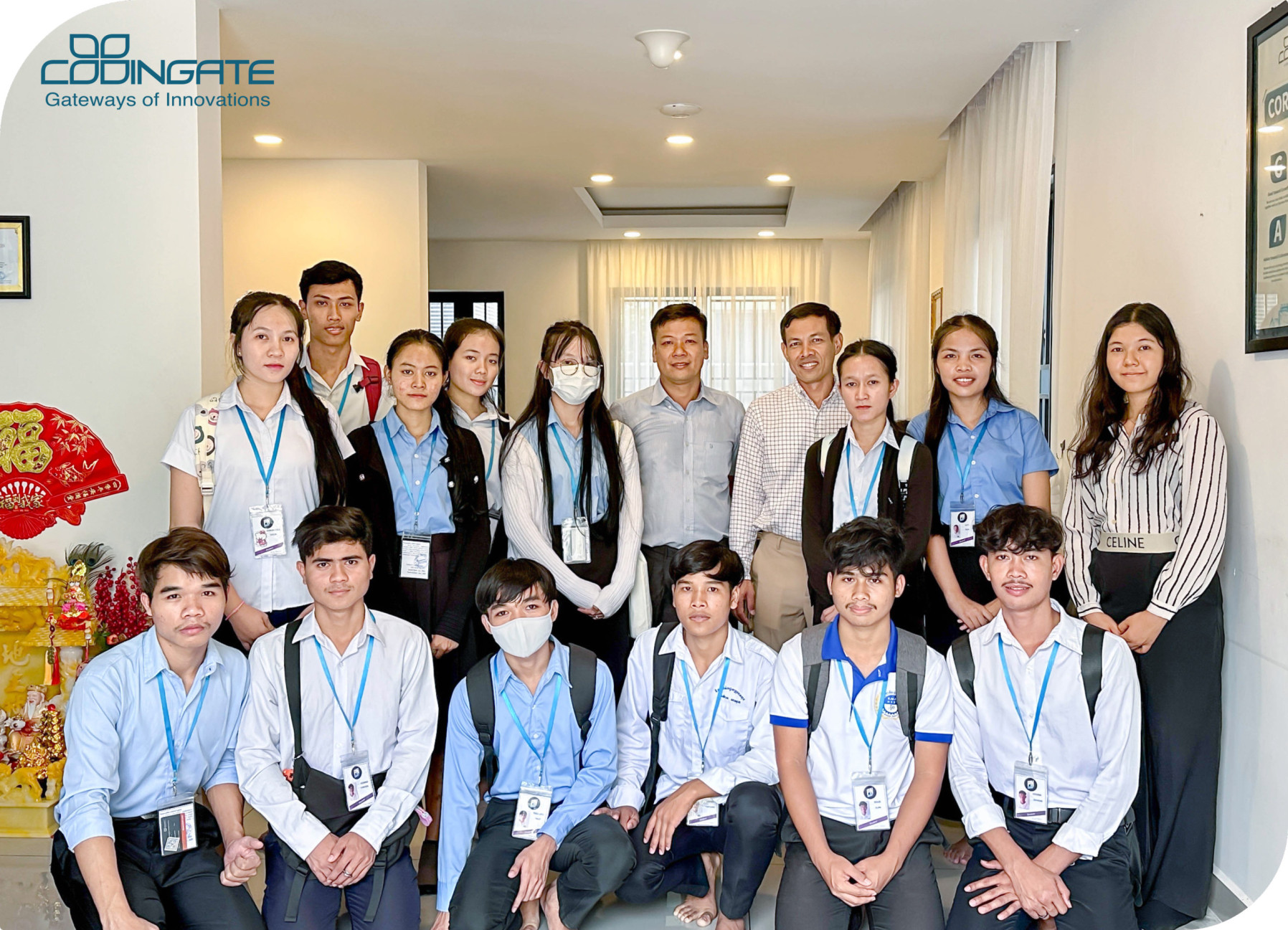 Empowering Young Tech Talent at Passarelles Numeriques Cambodia (PNC) with a Company Visit to Codingate Technology